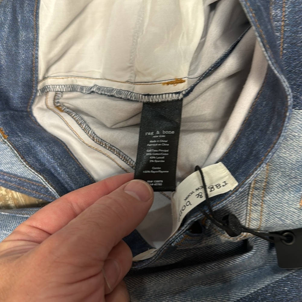 NEW WITH TAGS RAG & BONE BRYON STRETCH MIRAMAR NINA CIGARETTE - Picture 8 of 8